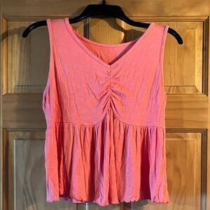 Pink Sleeveless Women's Top